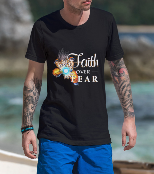 Faith Over Fear GK Dragon Energy Power_ball T-Shirt