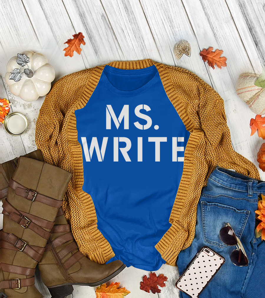 MS. Write Typography T-Shirt