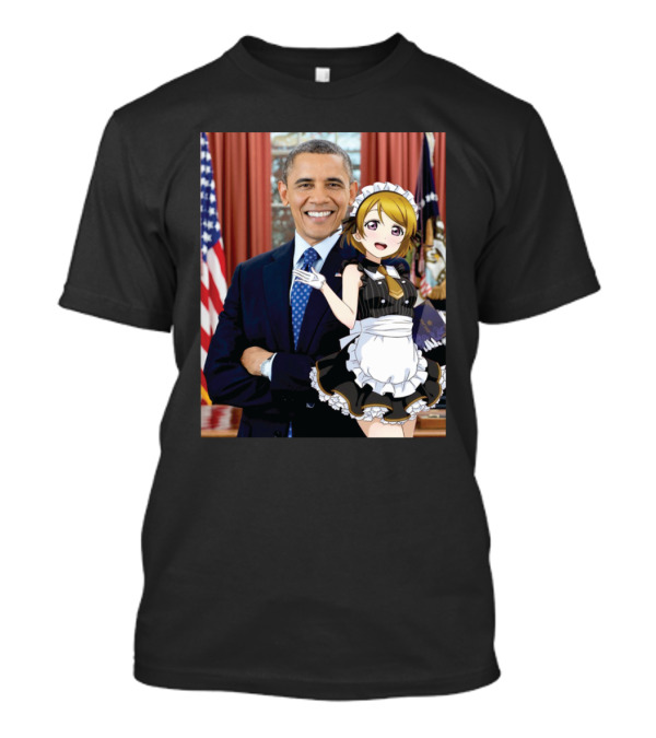 Hanayo Maid Obama Oval Office Fan T-Shirt