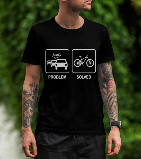 Problem Solved Bicycle Traffic Solution T-Shirt