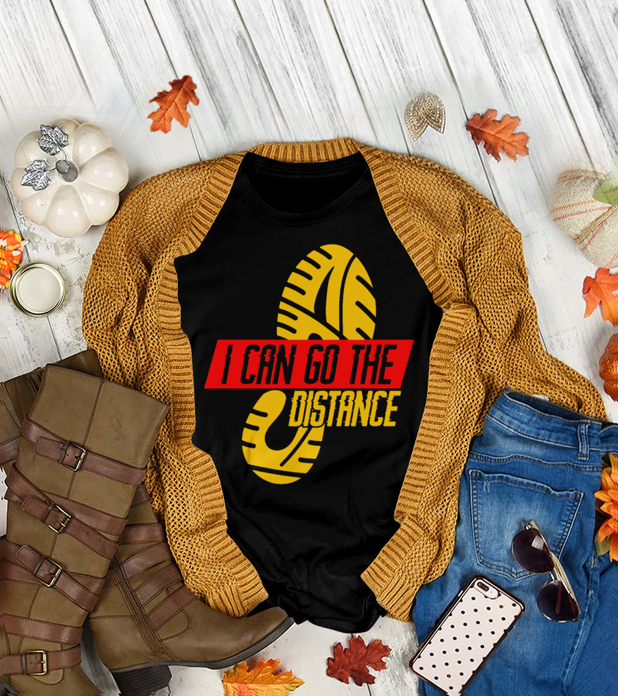 I Can Go the Distance Runner Running Coach Fan Lover Sport T-Shirt