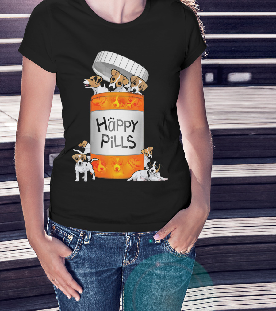 Happy Pills Jack Russell Terrier T-Shirt