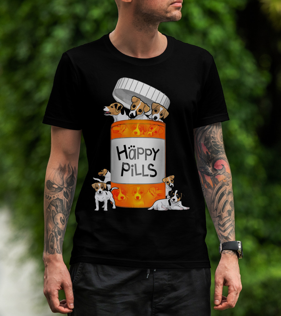 Happy Pills Jack Russell Terrier T-Shirt