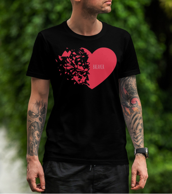 Funny Valentines Day Heart Breaker T-Shirt