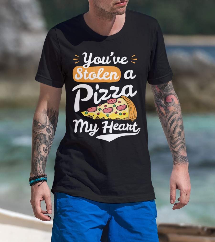 You've Stolen A Pizza My Heart Valentines T-Shirt