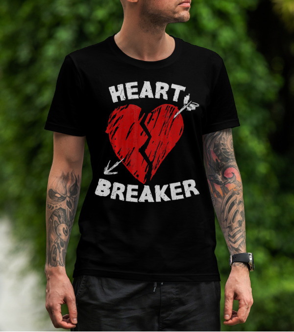 Heartbreaker Valentines Day Idea Heart T-Shirt