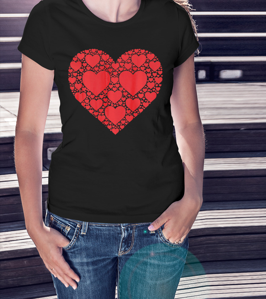 Heart Of Hearts Valentine's Day Red Hearts T-Shirt
