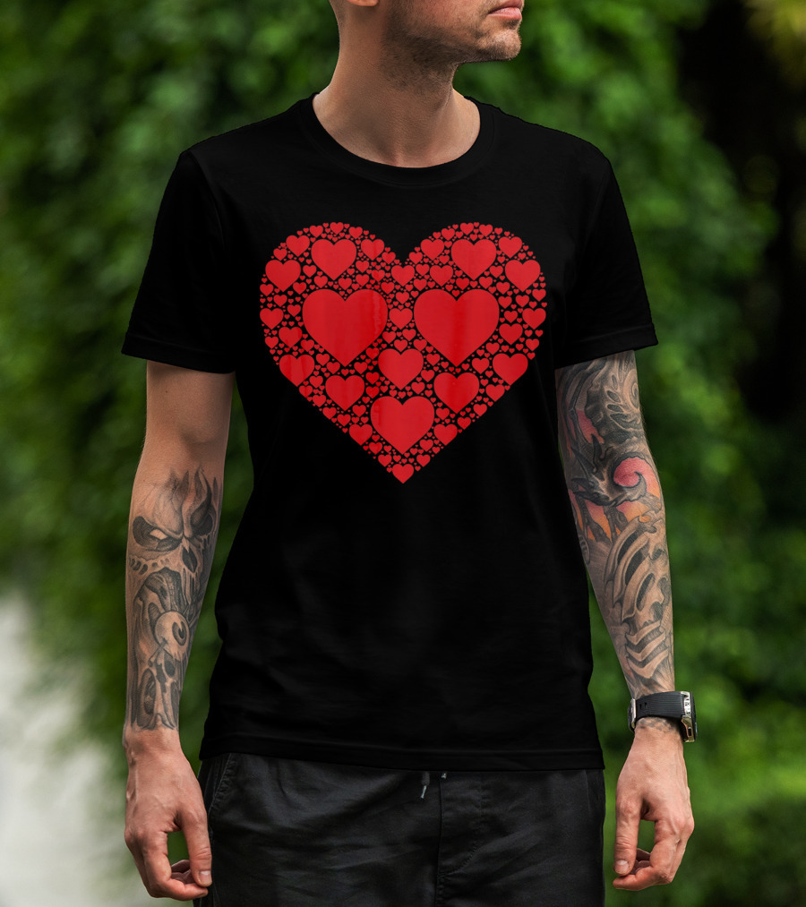 Heart Of Hearts Valentine's Day Red Hearts T-Shirt