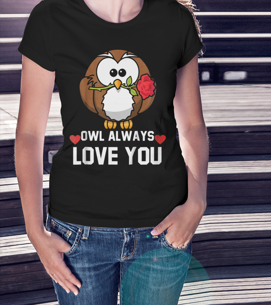 Owl Always Love You Funny Valentine Kids T-Shirt