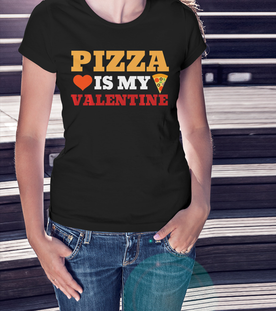 Pizza Heart Is My Slice Valentine T-Shirt