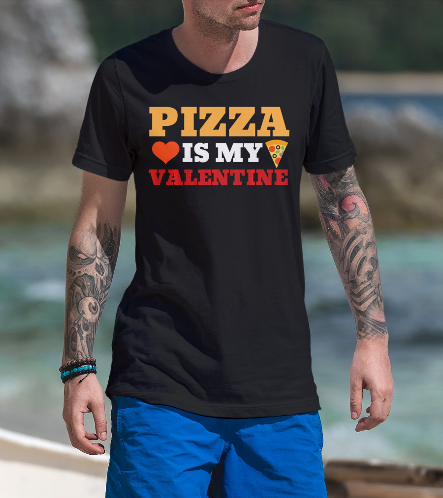 Pizza Heart Is My Slice Valentine T-Shirt