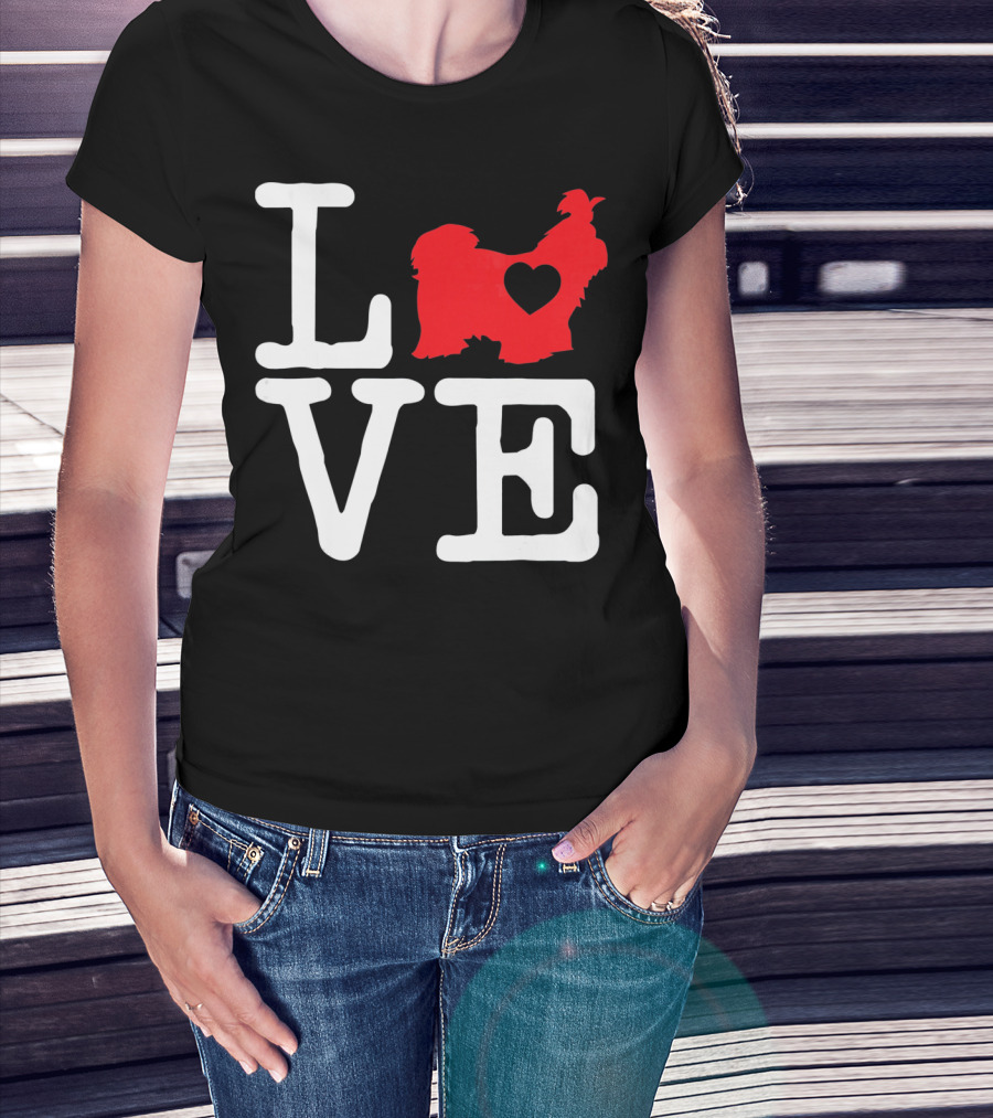 LOVE Shih Tzu Valentine's Day Rottie T-Shirt