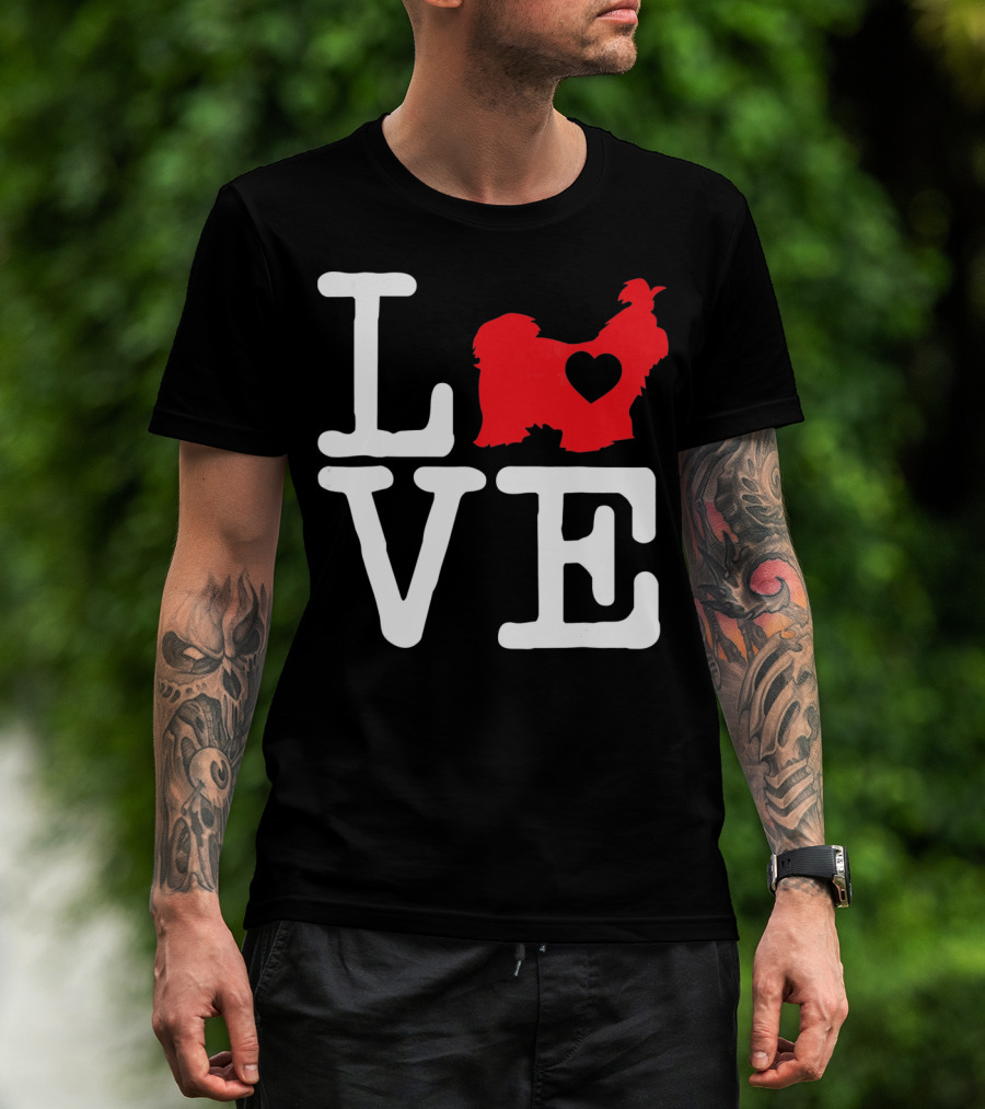 LOVE Shih Tzu Valentine's Day Rottie T-Shirt