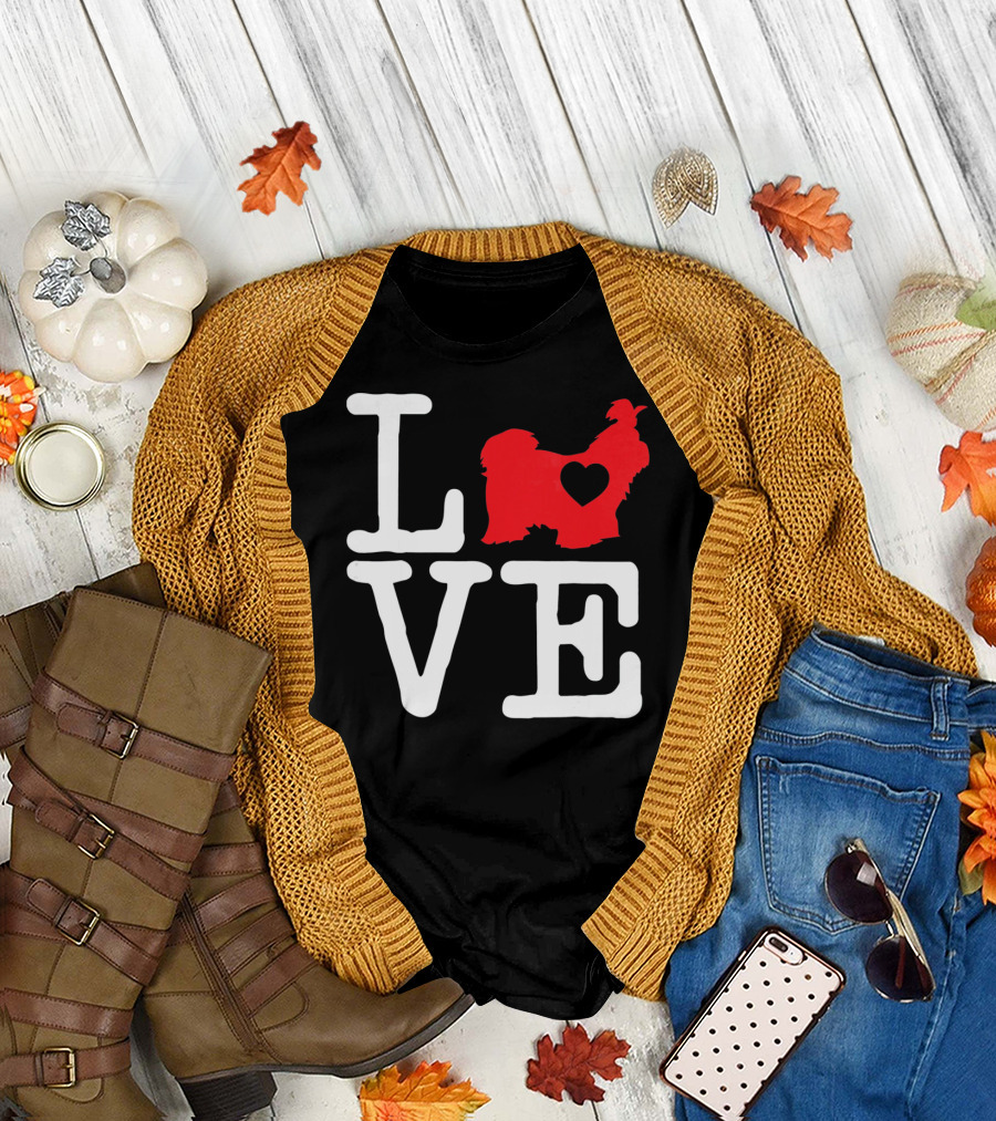 LOVE Shih Tzu Valentine's Day Rottie T-Shirt