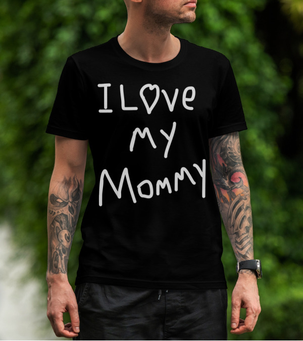I Love My Mommy Valentine Heart T-Shirt