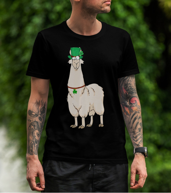 Leprechaun Costume Alpaca St Patrick's Day T-Shirt