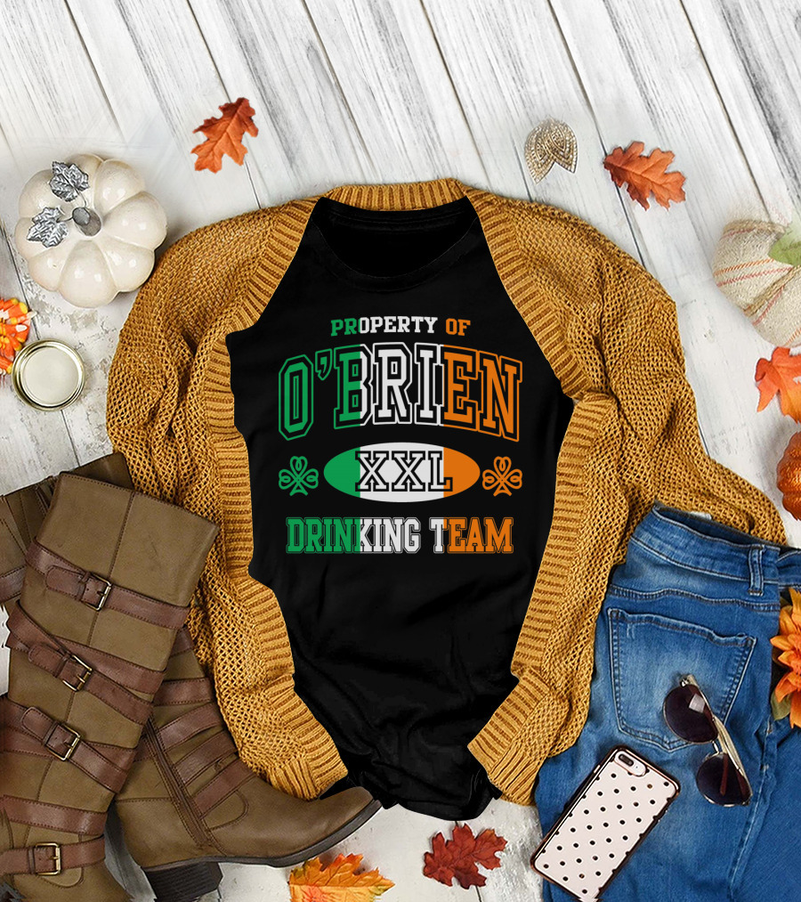 Property of O'Brien XXL Irish Drinking Team T-Shirt