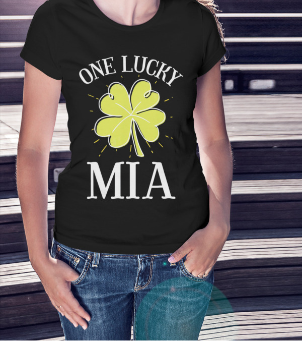 One Lucky Mia St. Patrick's Day Shamrock T-Shirt
