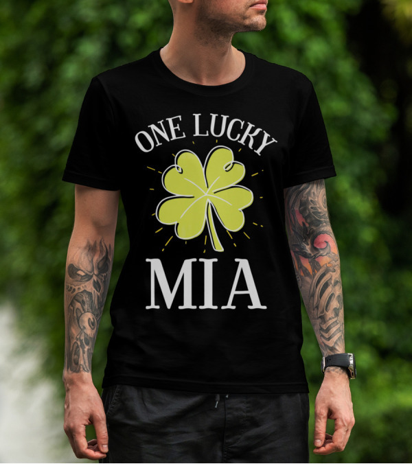 One Lucky Mia St. Patrick's Day Shamrock T-Shirt