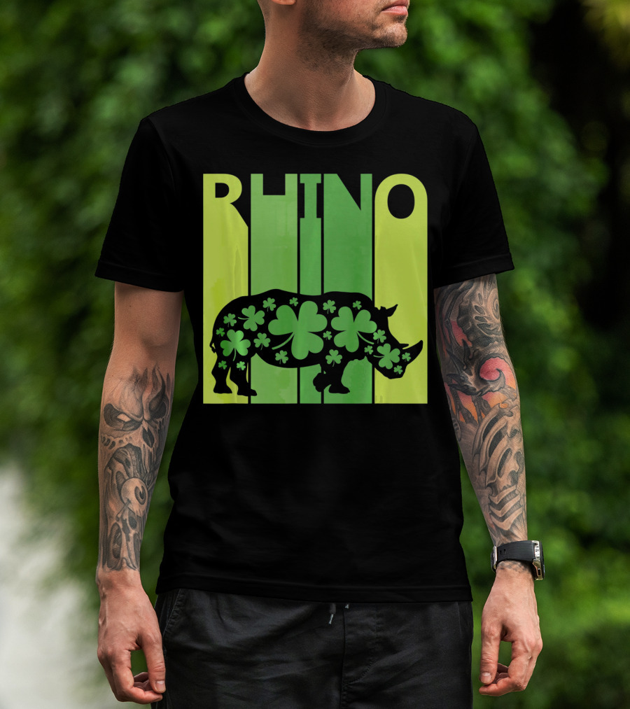 Lucky Clover Rhino T-Shirt