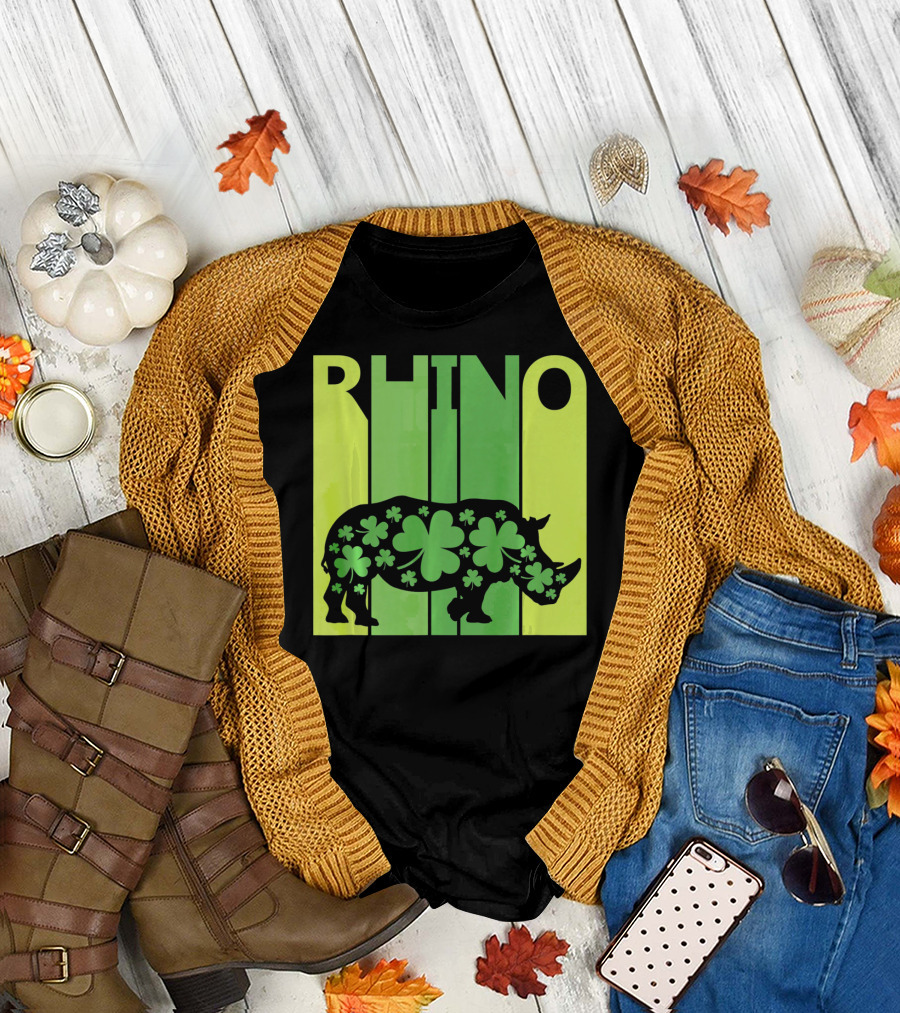 Lucky Clover Rhino T-Shirt