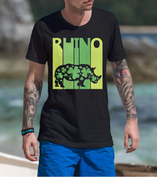 Lucky Clover Rhino T-Shirt