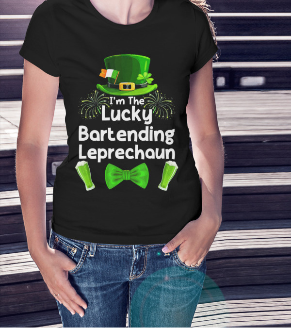 I'm The Lucky Bartending Leprechaun T-Shirt