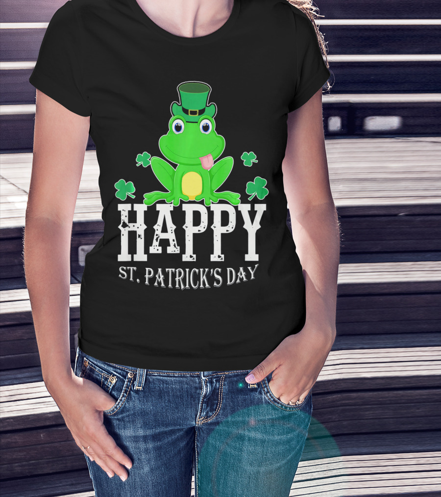 Happy St. Patrick's Day Irish Frog T-Shirt