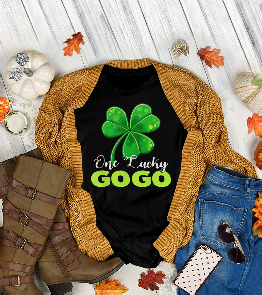 One Lucky Gogo Clover T-Shirt