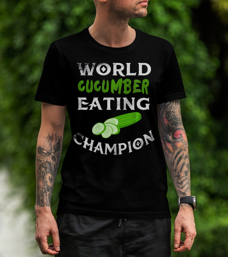 World Cucumber Eating Champion T-Shirt