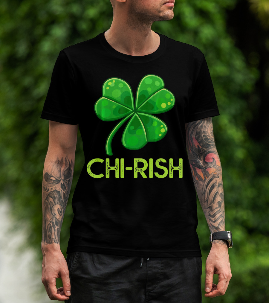 Chi-Rish Shamrock Chicago St Patrick's Day T-Shirt