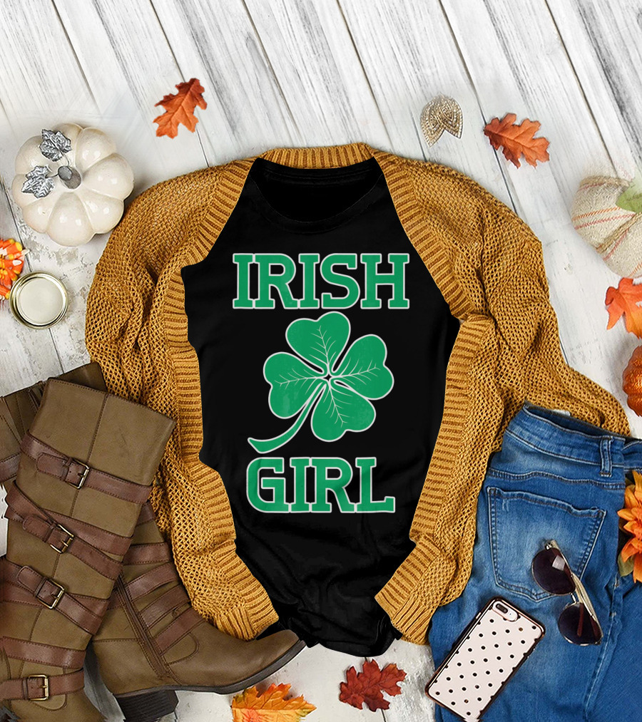 Irish Girl Shamrock St. Patrick's Day T-Shirt