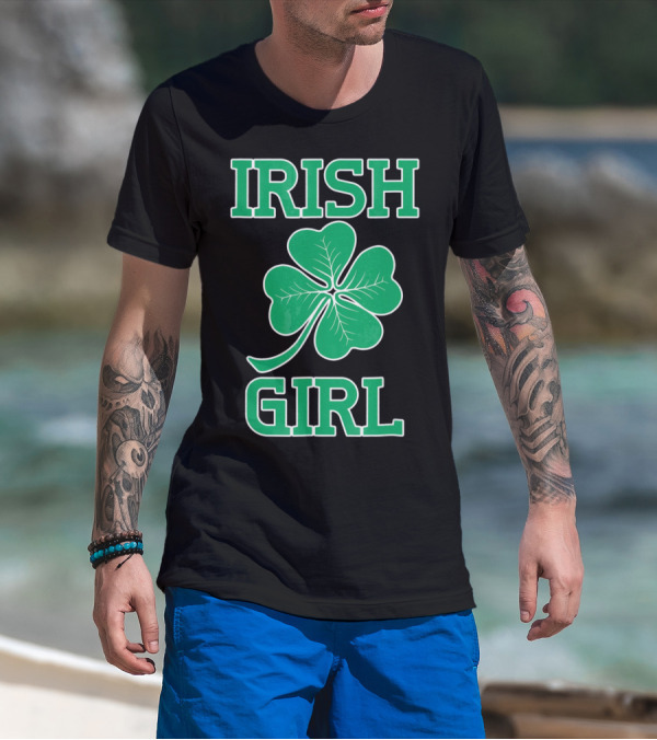 Irish Girl Shamrock St. Patrick's Day T-Shirt
