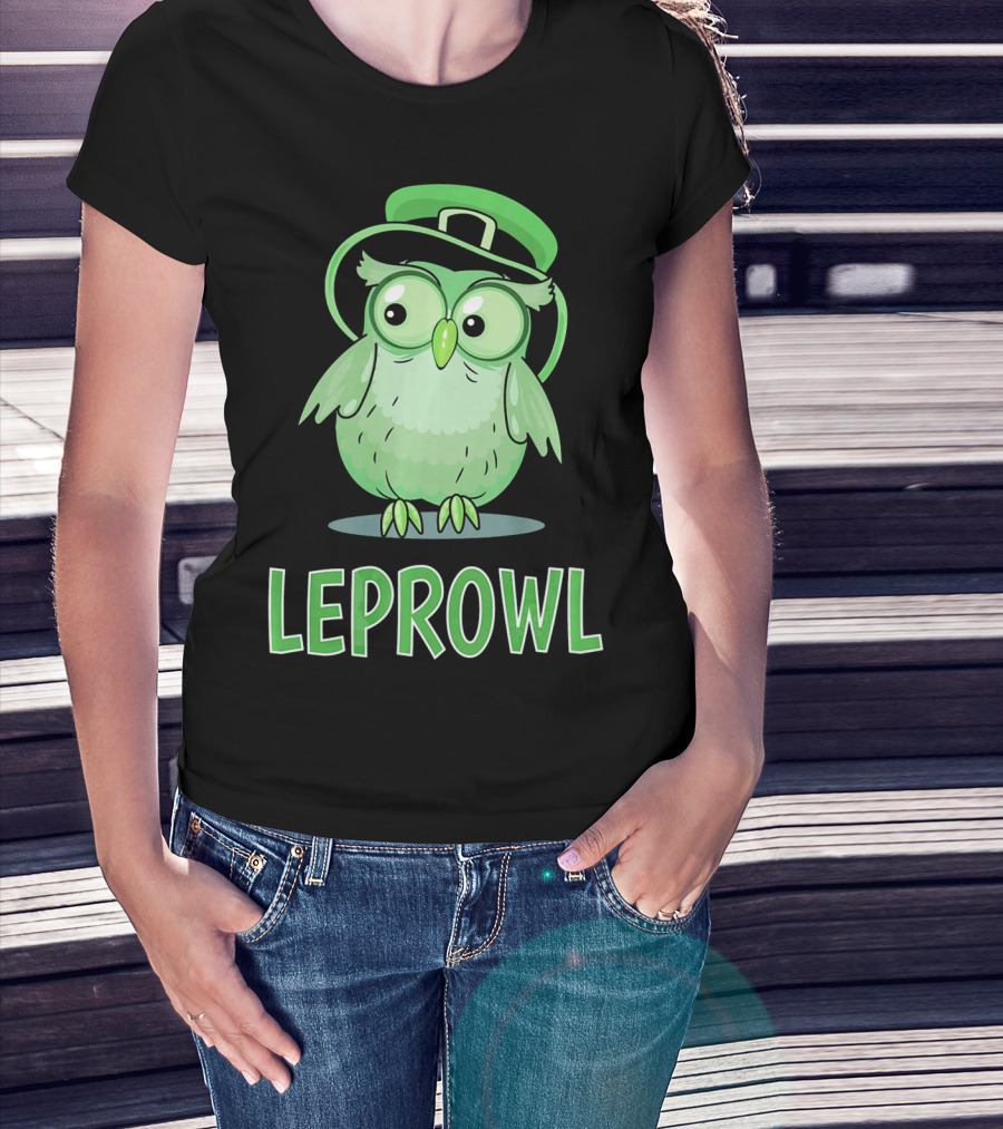Leprechaun Owl St. Patrick's Day Leprowl T-Shirt