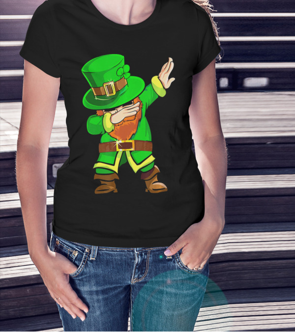 Dabechaun Leprechaun Dabbing Funny St. Patrick's Day T-Shirt