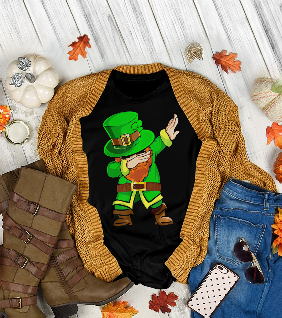Dabechaun Leprechaun Dabbing Funny St. Patrick's Day T-Shirt