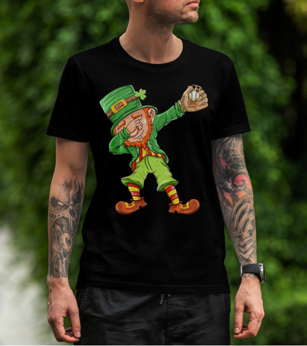 Softball Leprechaun St Patricks Day Coach T-Shirt