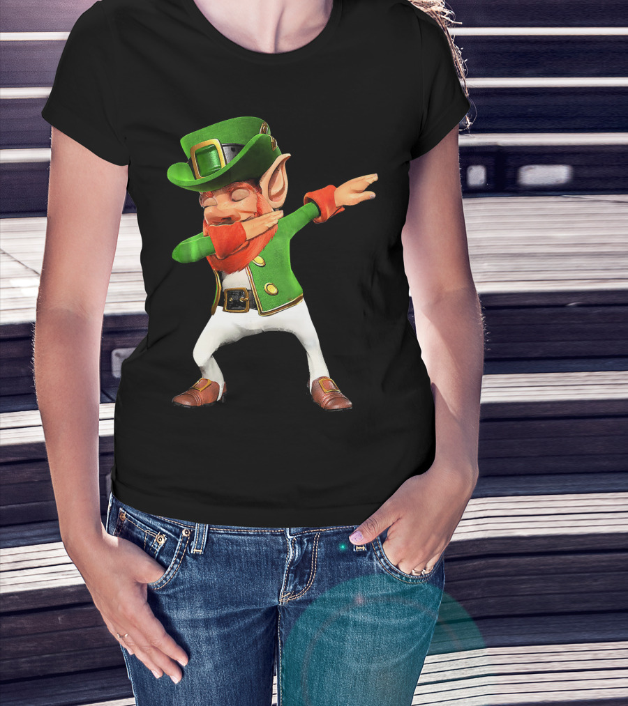 Dabbing Leprechaun St Patrick's Day T-Shirt