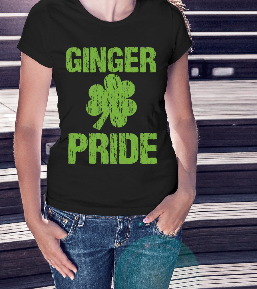 Ginger Pride Shamrock St. Patrick's Day Iconic T-Shirt