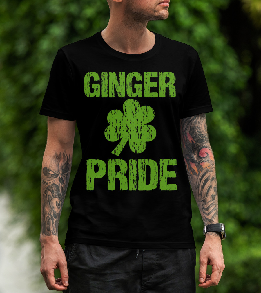 Ginger Pride Shamrock St. Patrick's Day Iconic T-Shirt