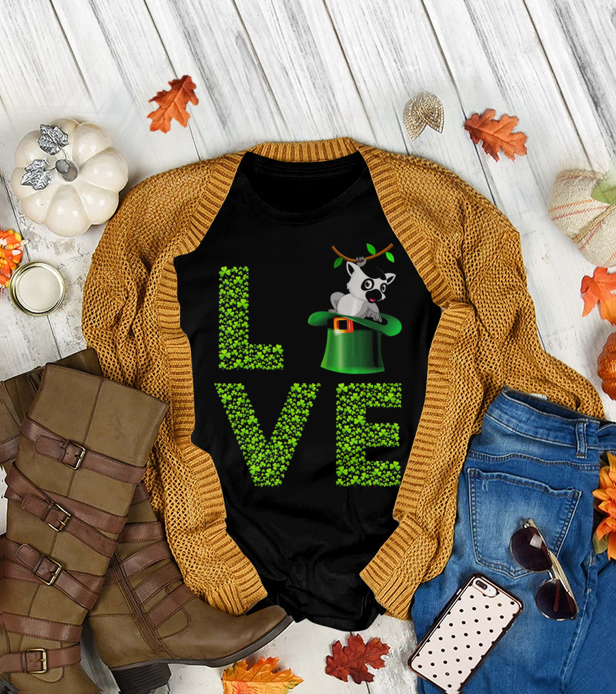 Love Lemur St Patricks Day Shamrock Hat T-Shirt