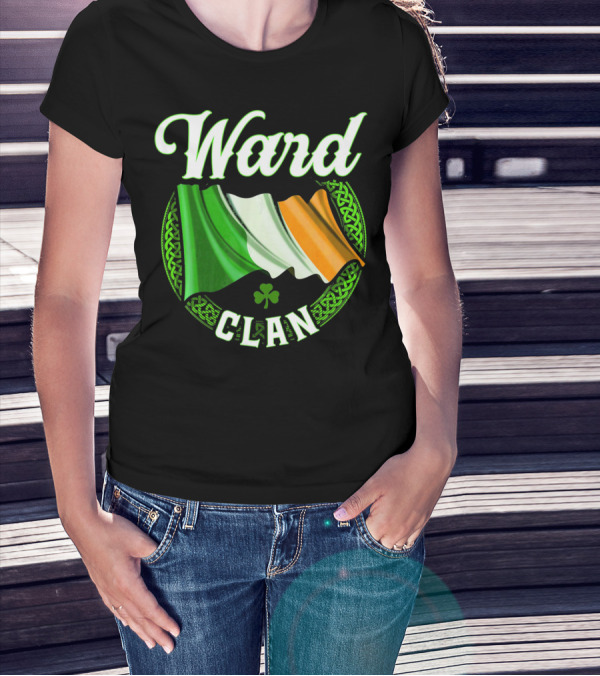 Ward Surname Clan Irish Flag Ireland T-Shirt