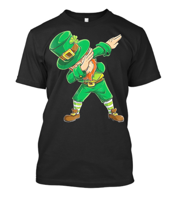 Dabbing Leprechaun Dab Dance St Patricks Day Irish Green Hat T-Shirt