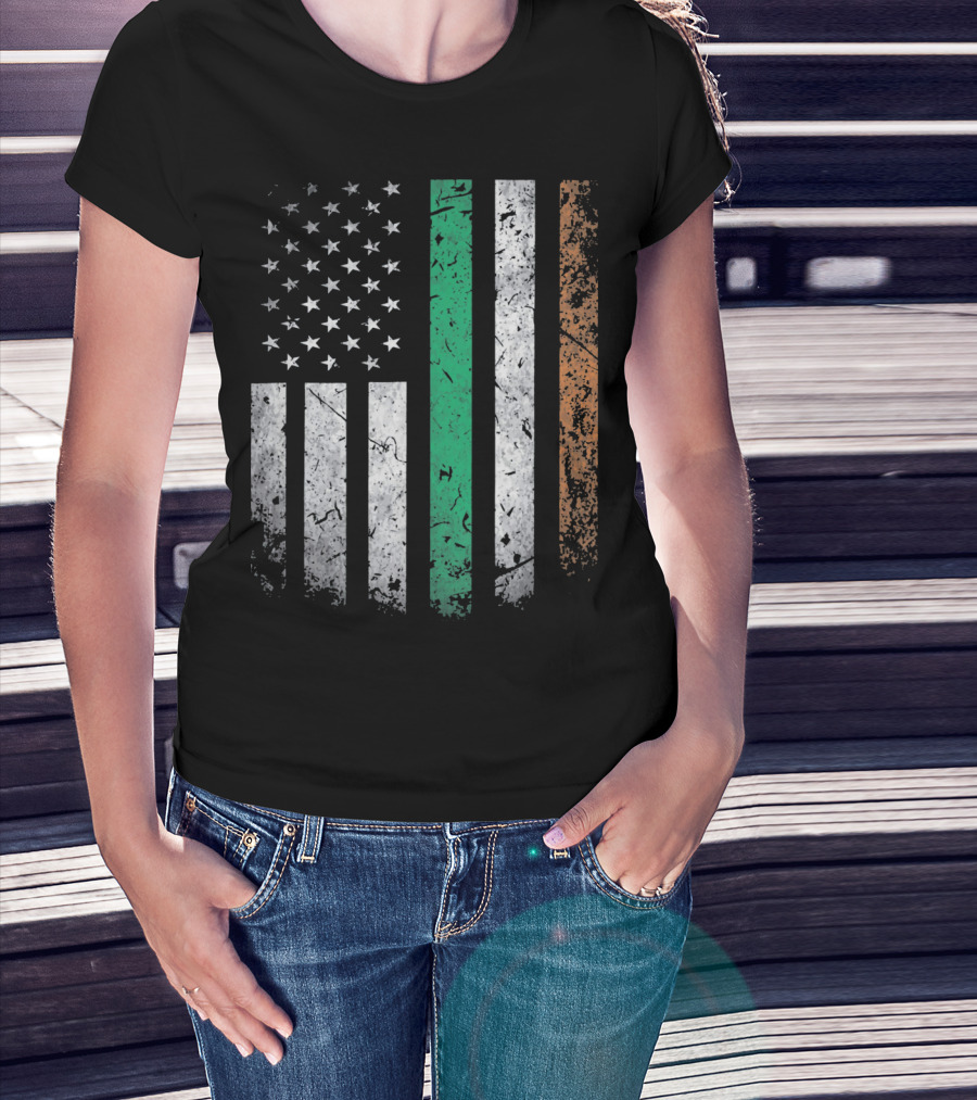 Ireland Flag Irish America Saint Patrick's Day T-Shirt
