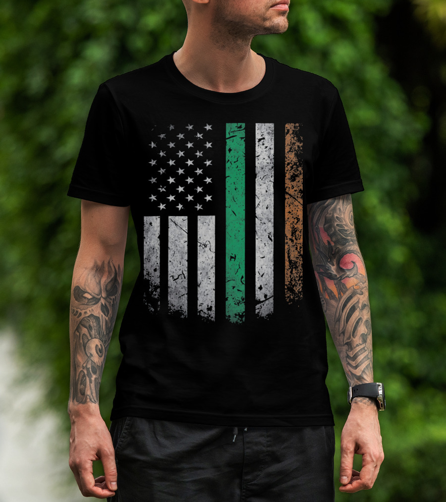 Ireland Flag Irish America Saint Patrick's Day T-Shirt