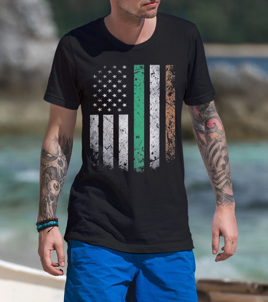 Ireland Flag Irish America Saint Patrick's Day T-Shirt