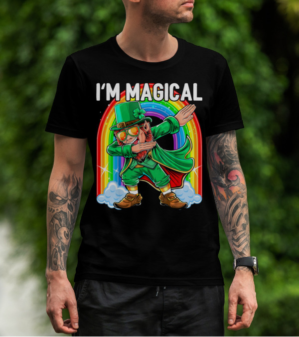 I'm Magical Dabbing Leprechaun Rainbow St. Patrick's Day T-Shirt