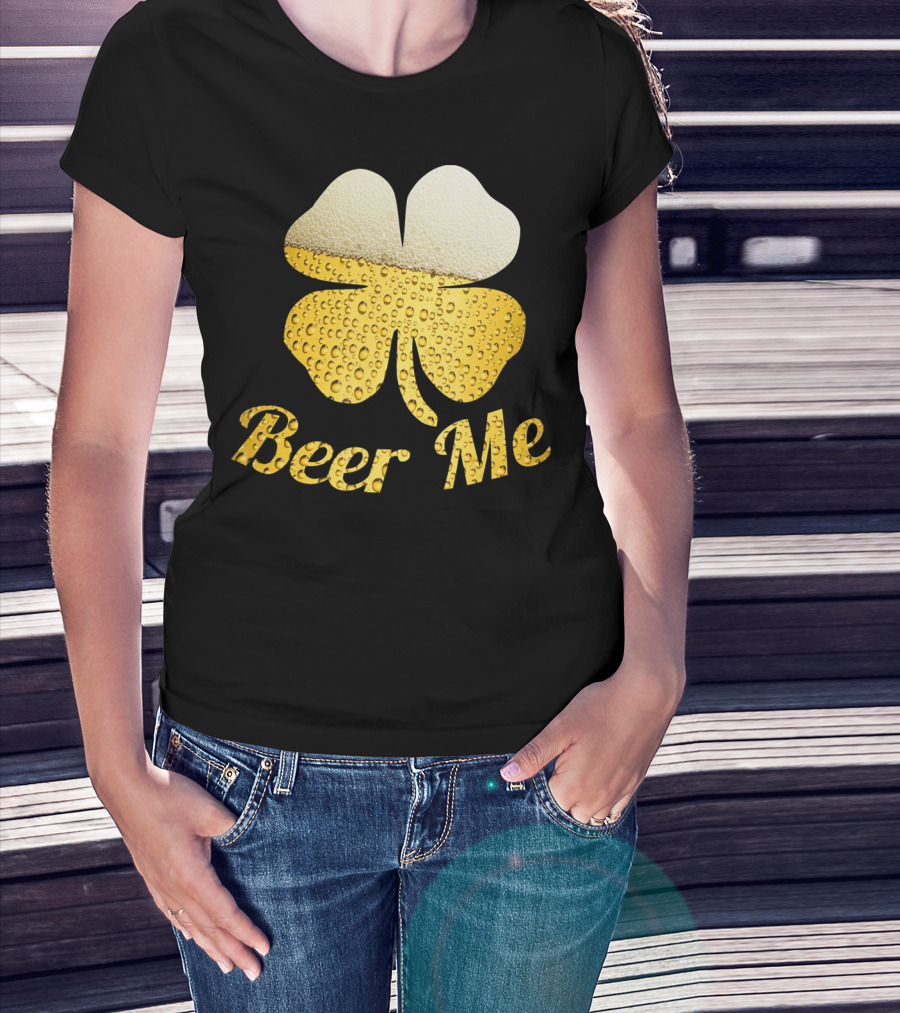 Beer Me Shamrock Bubbles T-Shirt