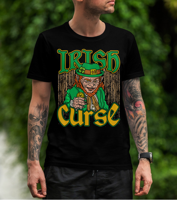 Irish Curse Leprechaun Horror Scar T-Shirt