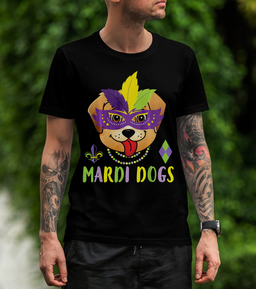 Mardi Dogs Labrador Retriever Gras Costume Dance Be T-Shirt